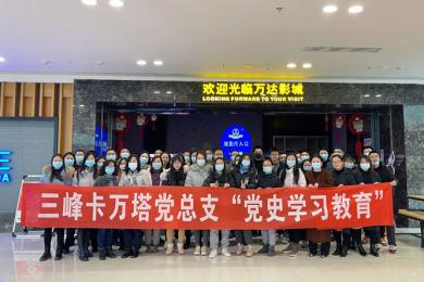 浩氣長存，英雄不朽 ——三峰卡萬塔黨總支組織觀看《長津湖之水門橋》